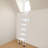 6 Steps Wall Mounted Retractable Ladder-1021329967