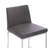 Upholstered Counter Stool with Metal Frame