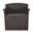 Water-Resistant Resin Outdoor Garden Bench with 31 Gallon Storage Seat-128278146