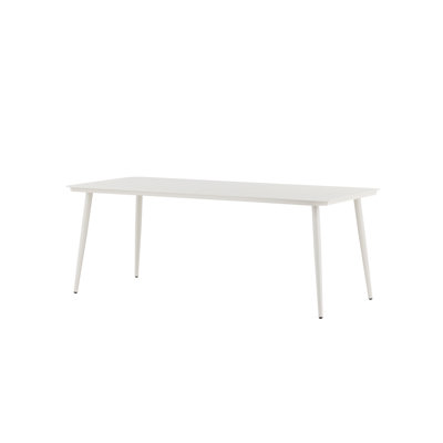 Indiana Rectangular Metal Outdoor Dining Table , 200cm cm W 90cm cm D