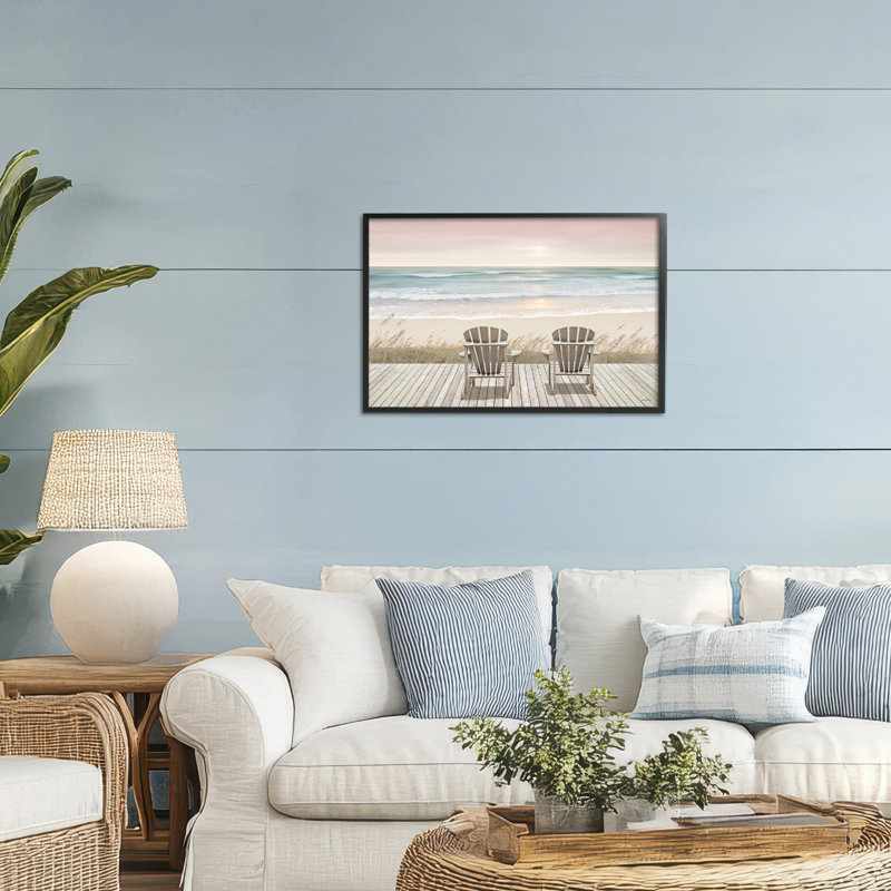 Regarder le pastel coucher de soleil, estampe numérique, design par Amber Sterling, H 16 po x l 24 po