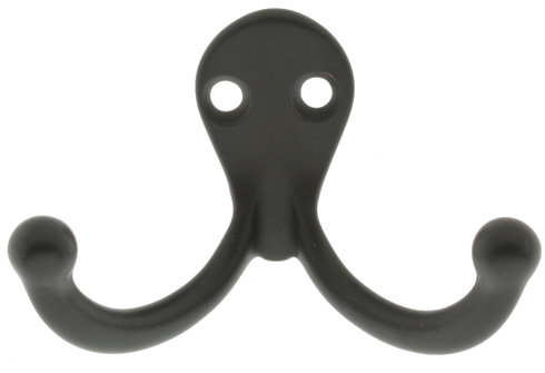 Deming Metal Wall Wall Hook, Matte Black