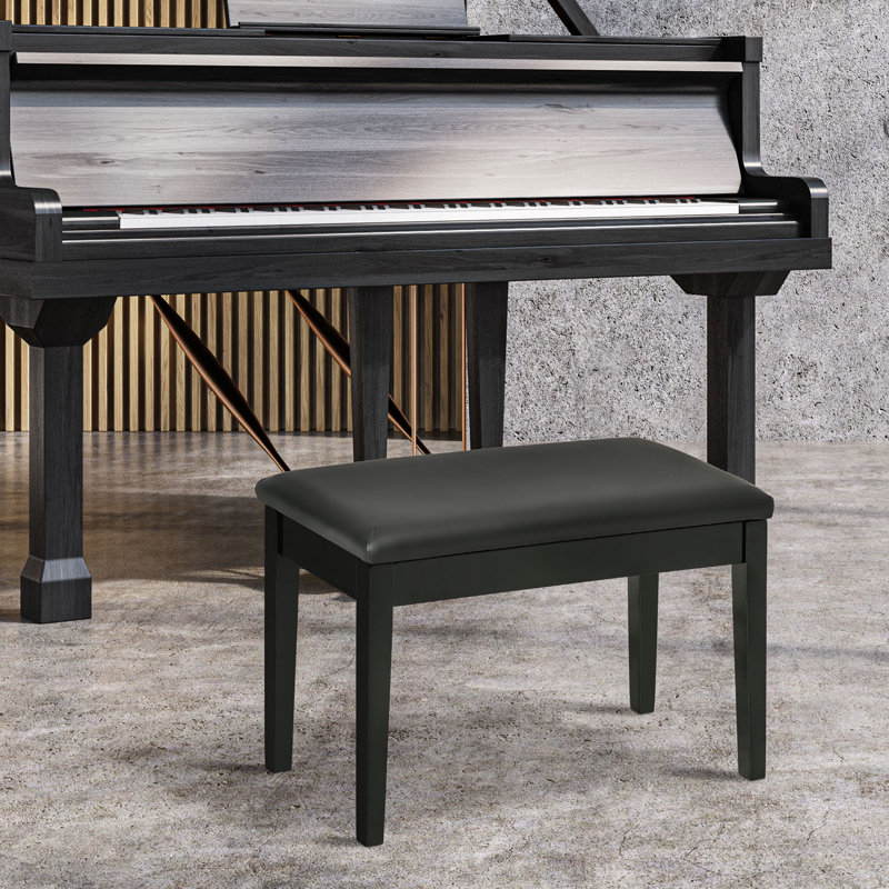 Faux Leather Upholstered Storage Bench
