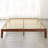 Solid Wood Platform Espresso Bed With Wooden Slats No Box Spring Needed Easy Assembly 12 Inch-106402294