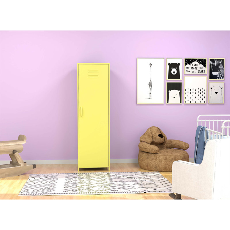 Armoire de rangement en acier à une porte