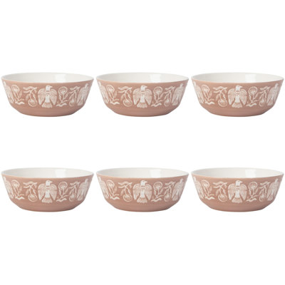 Set of 6 Bowl Imprint Peregrine
