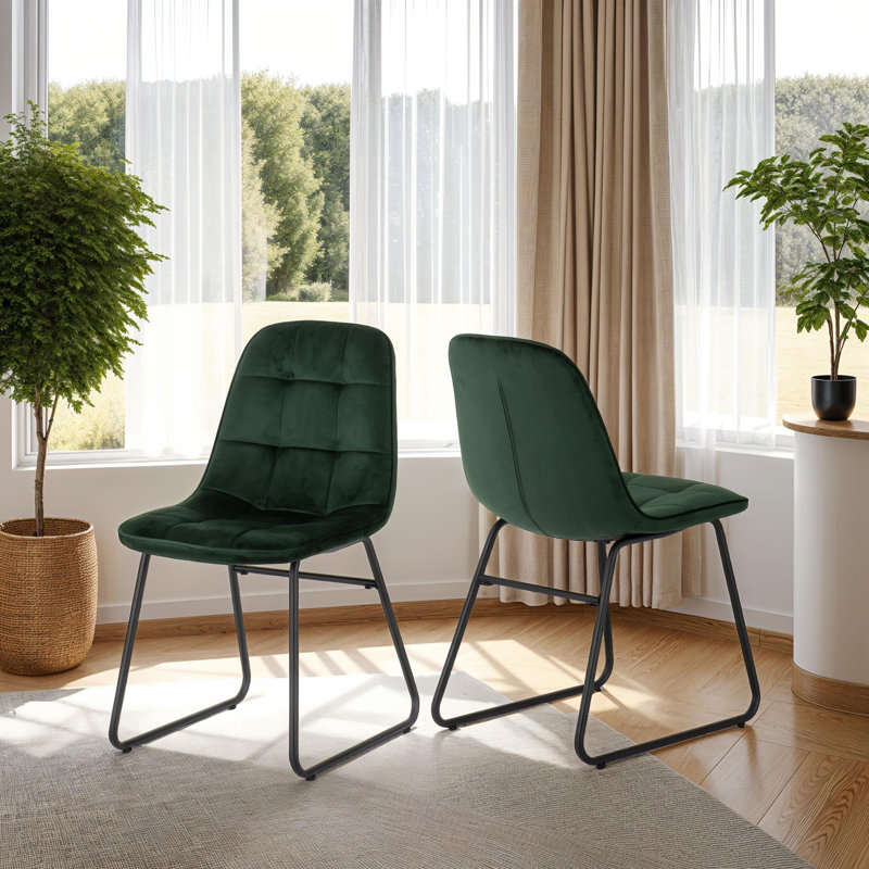 Bardin 4 - Person Dining Set, Emerald Green