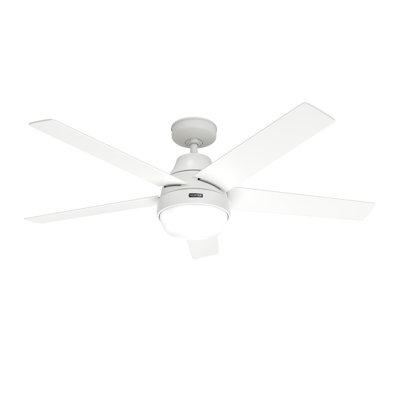 Ventilateur de plafond Hunter Aerodyne Wi-Fi ENERGY STAR® de 132 cm (52 ​​po) avec kit d'éclairage DEL et télécommande portative