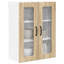 Vidaxl Kitchen Wall Cabinet Brown Oak 60 X 31 X 80 Cm Engineered Wood-121218216-121218215