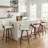 Youngstown Upholstered Swivel Counter Stool With Wood Frame-123200776
