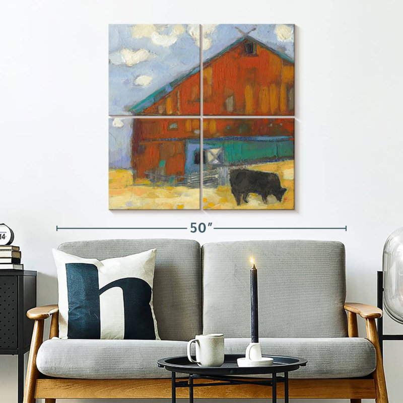 Lilie Schullsburg Barn, H 32 po x l 32 po
