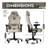Sport F65C Fabric Memory Foam Gaming Chair-783985943