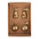  Ensemble de 4 porte-cartes Apple Pear