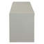 Banc beige et blanc avec rangement