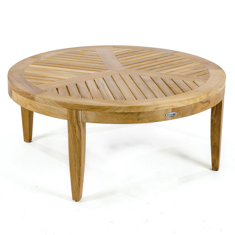Laguna 40" Round Teak Outdoor Coffee Table