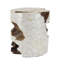 Tabouret de capiz teck