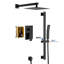 Système de douche à pluie complète Slidea avec valve brute et barre coulissante-63308436