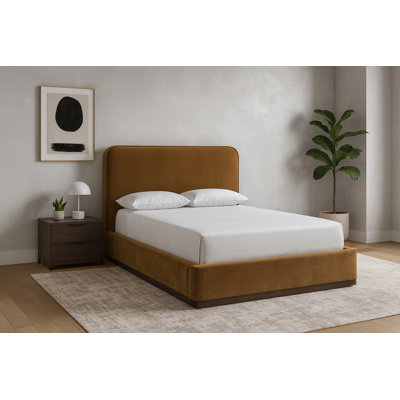 Dayna Velvet Upholstered Bed