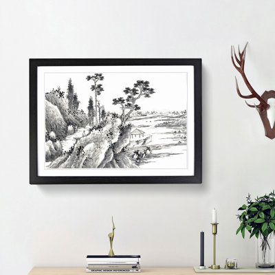 Landscape Vol.8 by Shen Zhou - Picture Frame Painting Print