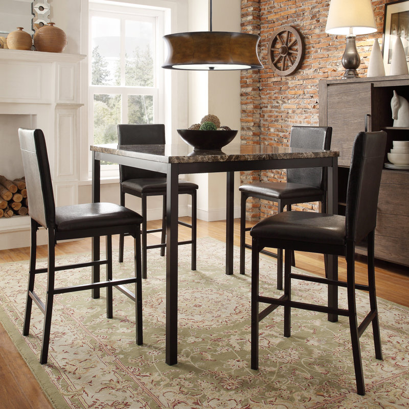 Mizell 24.75'' H Faux Leather Upholstered Side Chair
