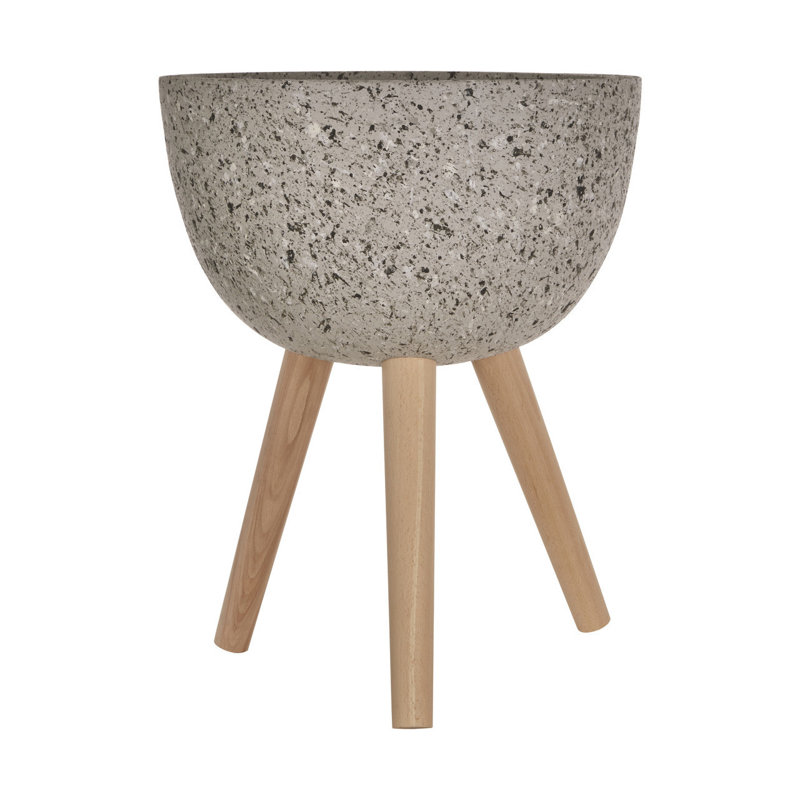 Mondovi Fibreglass Cachepot, 56cm H x 41cm W x 41cm D