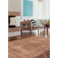 Tapis couleur chocolat à transition 5 pi 8 po x 7 pi 0 po