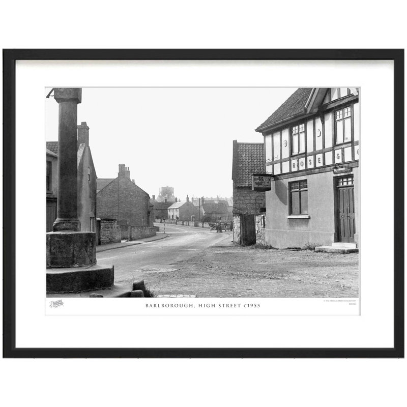 Barlborough, High Street C1955 - Single Picture Frame Print, 45cm H x 60cm W x 2.3cm D