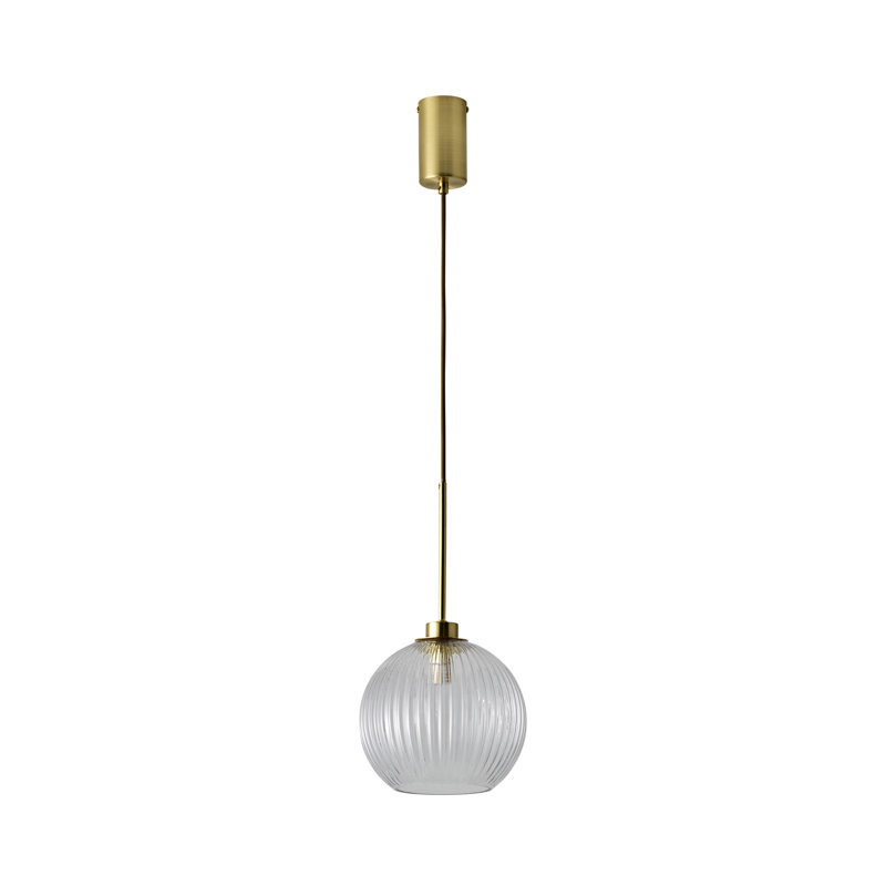 1 - Light Brushed Gold Pendant