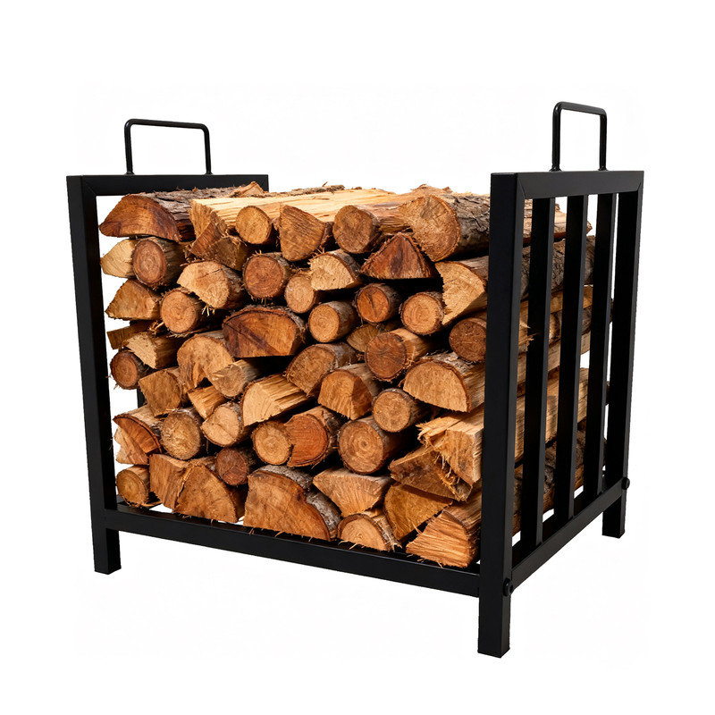 42.9cm W Metal Log Rack