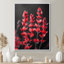 Rouge noir romantique eucalyptus I - Eucalyptus, art mural