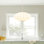 Luminaire suspendu de style lanterne blanche à 1 lumière Aneve