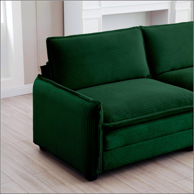 Ensemble de salon moderne 3 pièces, Vert