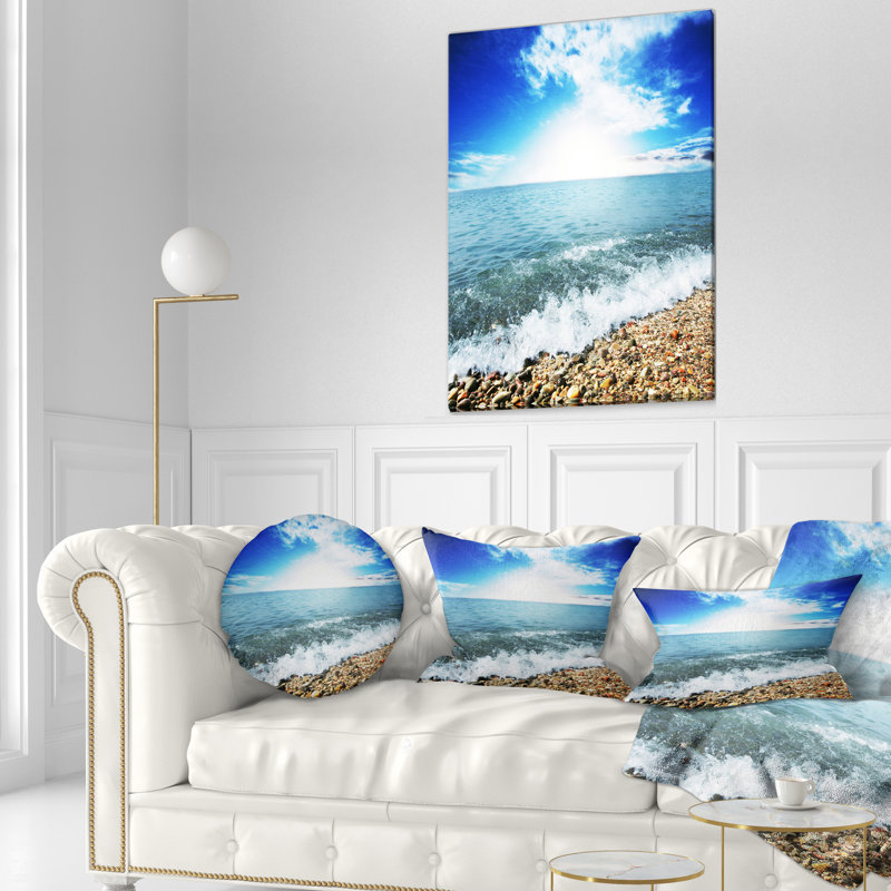 Coussin Crystal Sea Waves - Sea & Shore