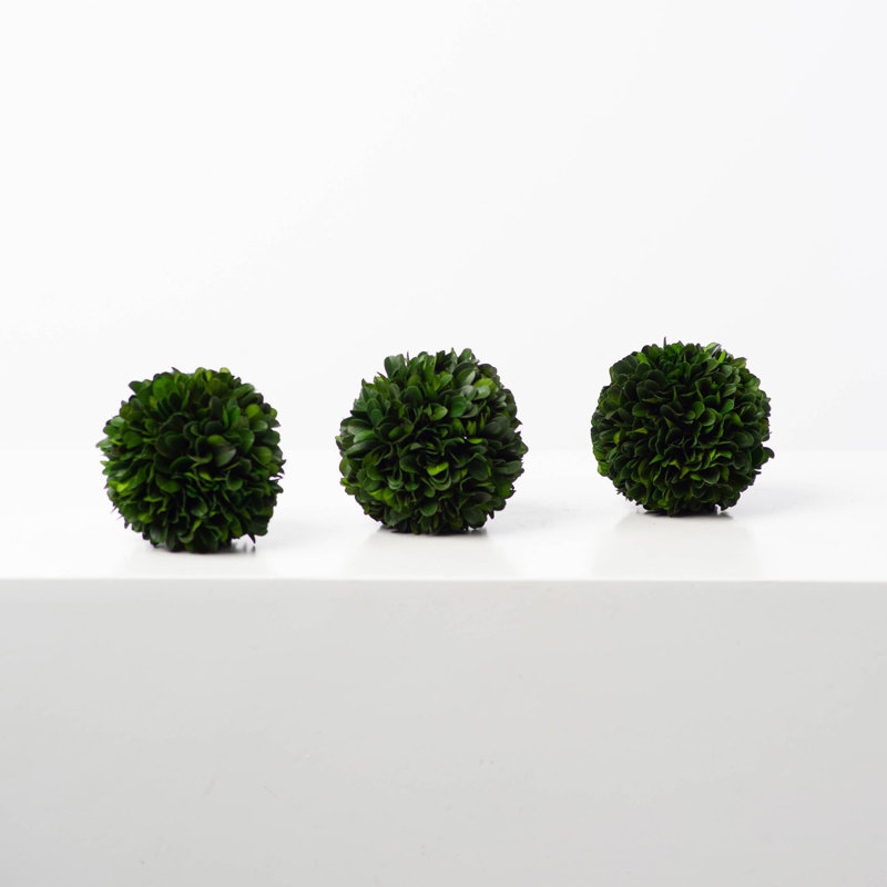 4'' Faux Boxwood Topiary
