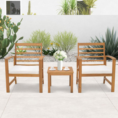 Rafiel 2 - Person Outdoor Seating Group with Cushions by Winston Porter