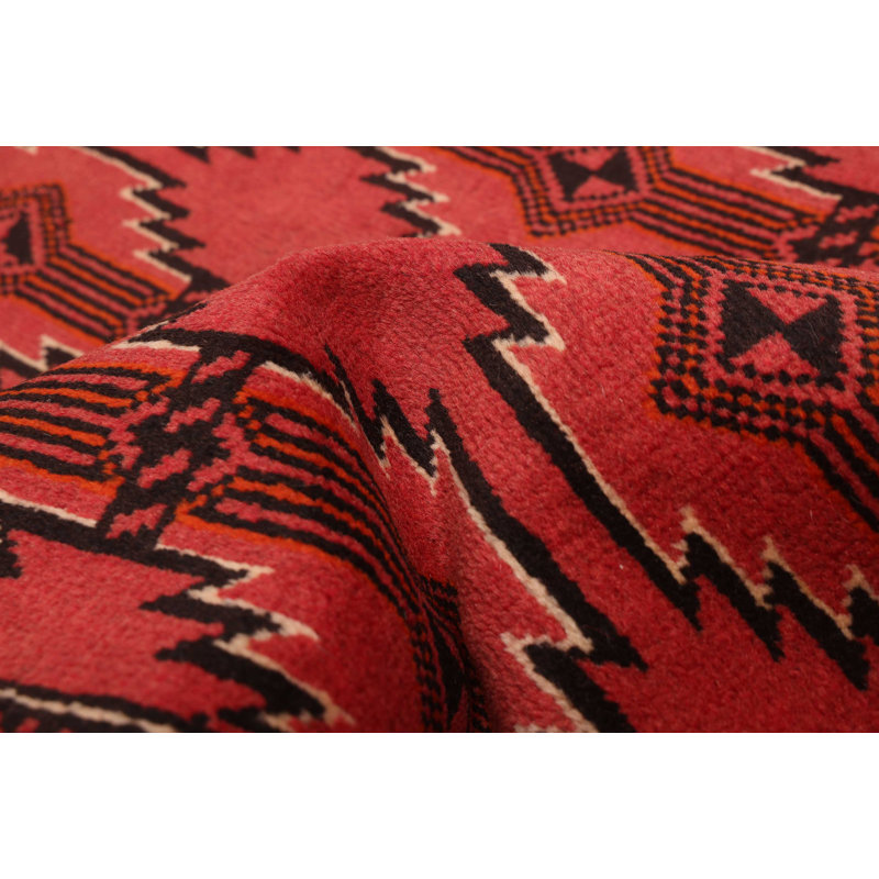 Teimani Red Rug 3'3" x 6'11"