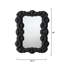 Baroque Resin Wall Mirror, Black