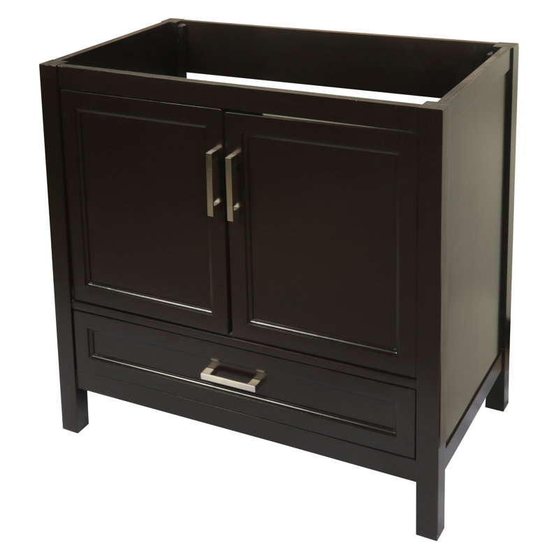 Base de meuble-lavabo simple 36 po seulement, Espresso