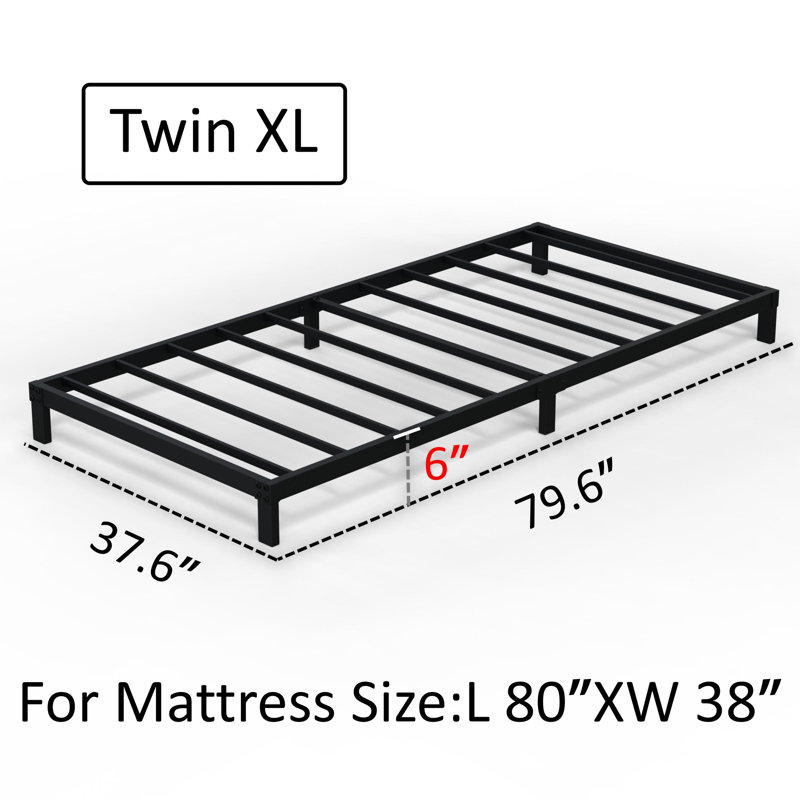 Pemberly 6'' Bed Frame, Twin XL