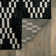 Tapis noir et blanc Modern Modern