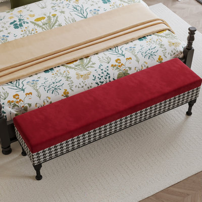 Modern and Simple Fabric Bench