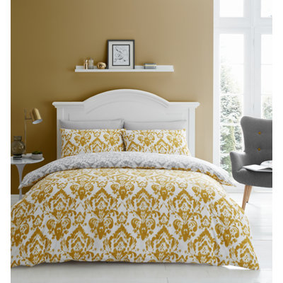 Damask Duvet Cover Set