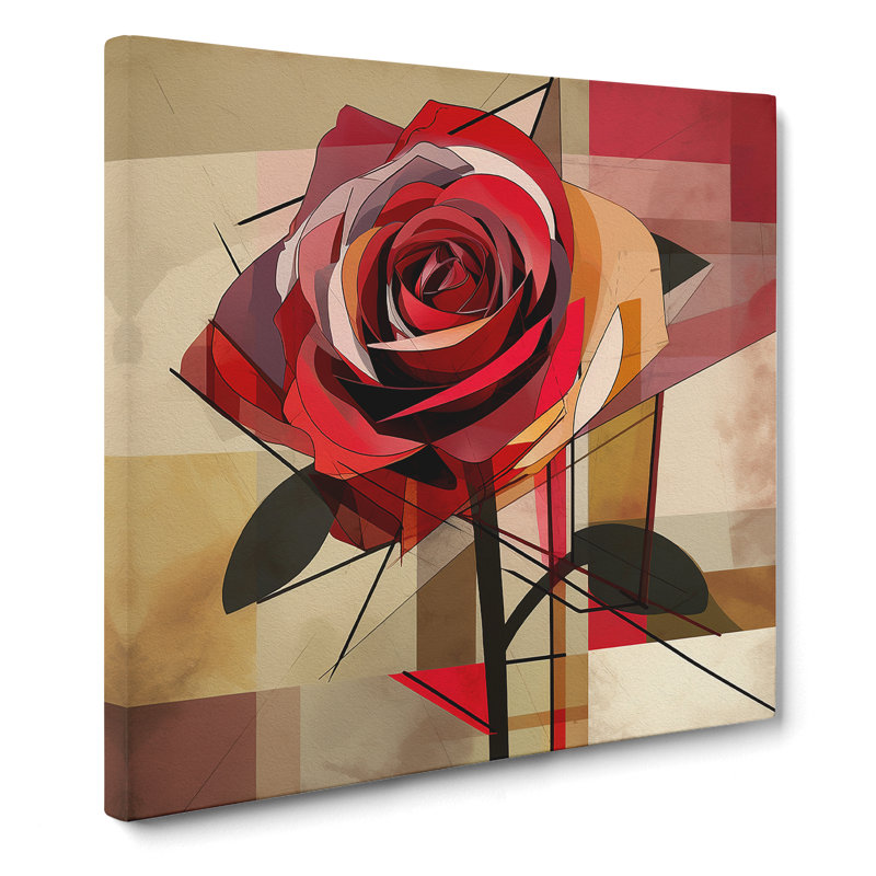 Rose Constructivism - No Frame Art Prints