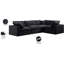 Canapé modulaire rembourré 4 pièces Hinrich-98917403