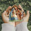 Ornement en bois «Born Under Bright»