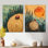 «Ladybug at the Forest on Slide II», ensemble de 2 reproductions d'art mural en métal