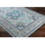 Laine bleu sarcelle/gris tapis décoratif Sharpes-23799194