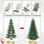 Arbre de Noël épinette artificiel Jahwan Easy Set-up-1082377354