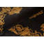 Wool Oriental Area Rug in Black/Gold