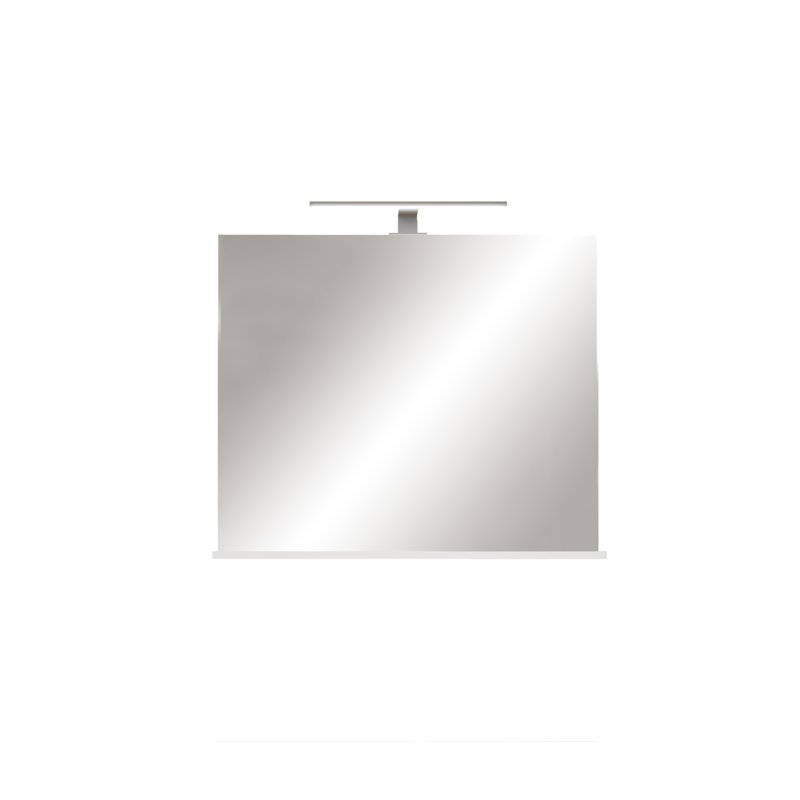 Elco Rectangle Wall Mirror, White